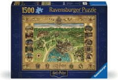 Ravensburger Puzzle Hogwarts Map 1500 kosov