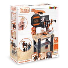 Smoby Black & Decker delavnica, z gradbenim dvigalom (360731)