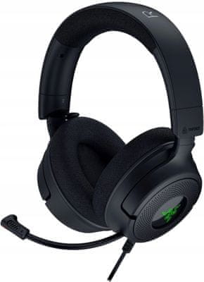 moderní bluetooth sluchátka na uši herní razer kraken v4