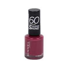 Rimmel 60 Seconds Super Shine hitro sušeči lak za nohte 8 ml Odtenek 710 oh my cherry