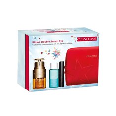 Clarins Darilni set za nego kože okoli oči Rituale Double Serum