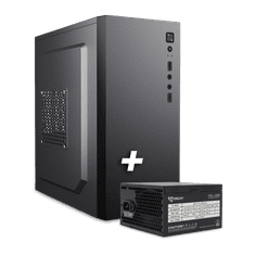 S-box PC ohišje PCC-12 microATX + napajalnik 400W