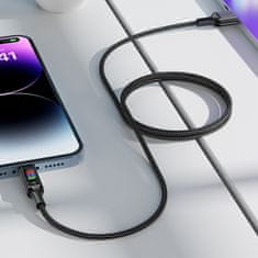 PRO Kabel USB-A - USB-C 60W z zaslonom 1,2 m črn