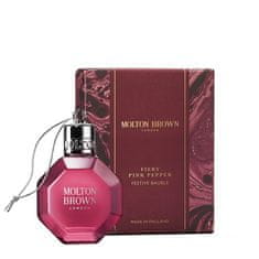 Molton Brown Gel za kopel in prhanje Fiery Pink Pepper Festive Bauble (Bath & Shower Gel) 75 ml