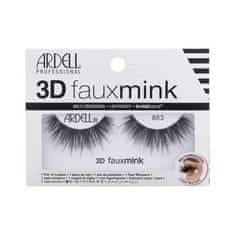 Ardell 3D Faux Mink 863 večslojne umetne trepalnice 1 kos Odtenek black