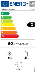 First Austria Hladilna torba FIRST 43L, AC-DC, kompresor 60W, do 45dB, USB, BT, LCD, Led, -20 - 20°C