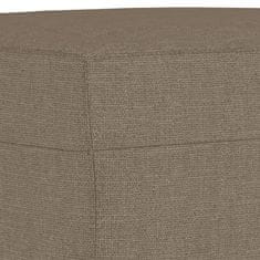 Vidaxl Klop taupe 100x35x41 cm blago