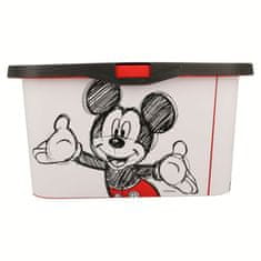 Stor Plastična škatla za shranjevanje MICKEY MOUSE 13L, 02645