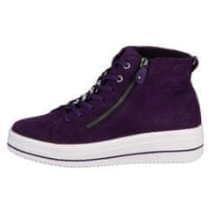 Remonte Čevlji vijolična 36 EU Aubergine Sheepsuede Merelia