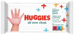 Huggies HUGGIES Single All Over Clean vlažni robčki 56 kosov