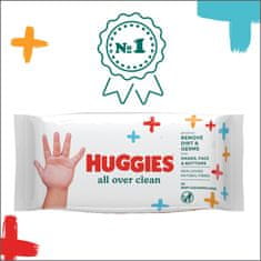 Huggies HUGGIES Single All Over Clean vlažni robčki 56 kosov