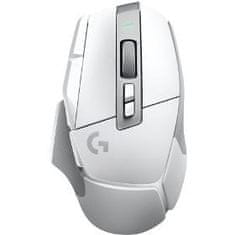 Logitech G502 X LIGHTSPEED miška WRL bela