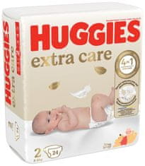 Huggies HUGGIES Extra Care 2 plenice za enkratno uporabo (3-6 kg) 24 kosov