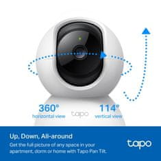 TP-Link Tapo C200 - IP kamera s pan in tilt, WiFi, 2MP