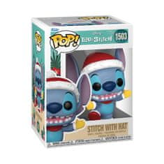 Funko POP Disney: Stitch HLDY- Stitch s klobukom