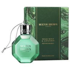 Molton Brown Gel za kopel in prhanje Wild Mint & Lavandin Festive Bauble (Bath & Shower Gel) 75 ml