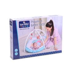 Lorelli Igranja odeja s trapezom BABY NEST BLUE