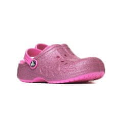 Crocs Cokle roza 33 EU Baya Lined Glitter Clog K