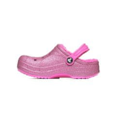 Crocs Cokle roza 33 EU Baya Lined Glitter Clog K