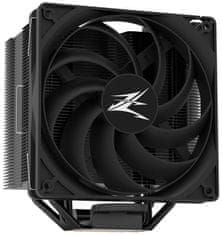 Zalman Zalmanov procesorski hladilnik CNPS10X Performa Black / 135mm ventilator / 4x toplotna cev / PWM / višina 155mm / za AMD in Intel / črn