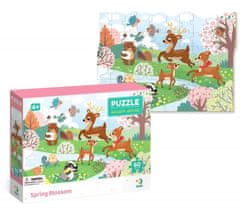 DoDo Puzzle Letni časi - Pomladne rože 60 kosov