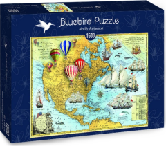 BLUEBIRD Puzzle Severna Amerika 1500 kosov