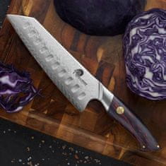 Dellinger Dellingerjev kuharski nož Santoku Kiritsuke 180 mm Volcano