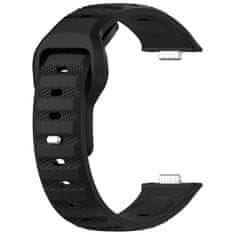 BStrap Silicone pašček za Huawei Watch Fit 3, black