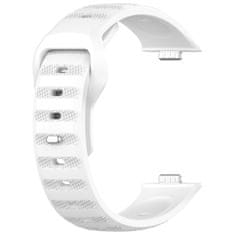 BStrap Silicone pašček za Huawei Watch Fit 3, white