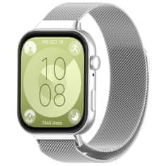 BStrap Milanese pašček za Huawei Watch Fit 3, silver