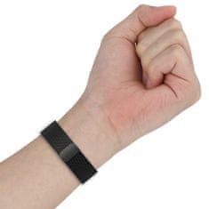 BStrap Milanese pašček za Xiaomi Smart Band 8 / 9, black