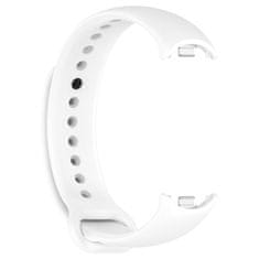 BStrap Silicone pašček za Xiaomi Smart Band 8 / 9, white