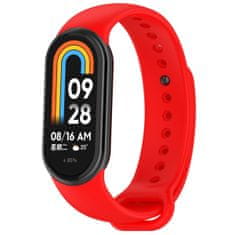 BStrap Silicone pašček za Xiaomi Smart Band 8 / 9, red