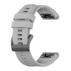 BStrap Silicone Carson pašček za Garmin Fenix 5s / 5s Plus / 6s / 6s Pro / 7s / 8 43mm, gray