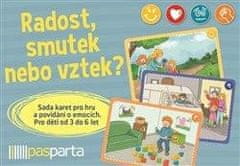 Veselje, žalost ali jeza? - Komplet kart za igro in pogovor o čustvih