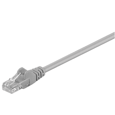 Goobay Goobay | CAT 5e | Omrežni kabel | Neekraniran zvit par (UTP) | Moški | RJ-45 | Siva | 7 m