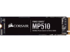 Corsair Corsair Force Series SSD MP510 480 GB, oblika SSD M.2 2280, vmesnik SSD PCIe NVMe Gen 3.0 x 4, hitrost zapisovanja 2000 MB/s, Rea