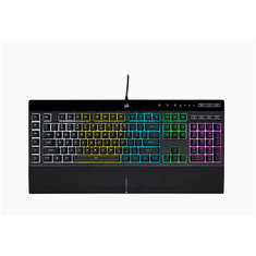 Corsair Corsair | gumijasta kupola | K55 RGB PRO | igralna tipkovnica | RGB LED luč | ZDA | žična | črna