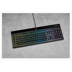 Corsair Corsair | gumijasta kupola | K55 RGB PRO | igralna tipkovnica | RGB LED luč | ZDA | žična | črna