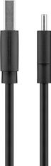 Goobay Goobay | Kabel USB-C | Moški | 4-pinski USB tipa A | Moški | Črna | 24-pinski USB-C | 3 m