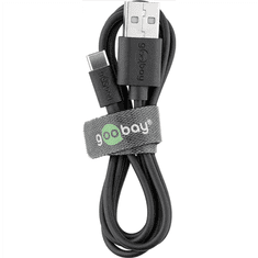 Goobay Goobay | Kabel USB-C | Moški | 4-pinski USB tipa A | Moški | Črna | 24-pinski USB-C | 3 m