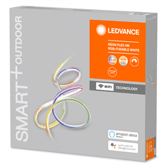 Osram Ledvance | SMART+ WiFi Neon Flex RGBW Multicolor 15W 2700-6500K, 5 metrov, zunanji IP44, vtič tipa C (EU) | 15 W | RGBW | Wi-Fi