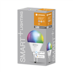 Osram Ledvance SMART+ WiFi Classic Mini Bulb RGBW Multicolour 40 5W 2700-6500K E14 Ledvance | SMART+ WiFi Classic Mini Bulb RGBW Multicolour 40 5W 2700-6500K E14 | E14 | 5 W | RGBW | Wi-Fi