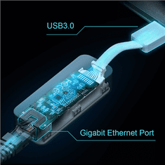 TP-Link TP-LINK | UE300 Omrežni adapter USB 3.0 z gigabitnim ethernetom | 1 10/100/1000 Mbit/s