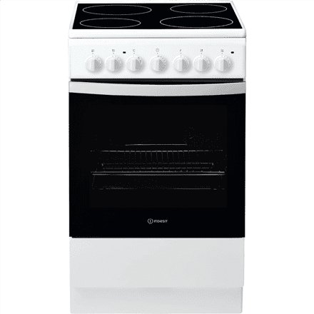 Indesit INDESIT | Kuhalna plošča | IS5V4PHW/E | Vrsta kuhalne plošče vitroceramična | Vrsta pečice električna | Bela | Širina 50 cm | Žarjenje | Globina 60 cm | 61 L