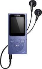 Sony Sony Walkman NW-E394L Predvajalnik MP3 z radiem FM, 8 GB, moder Sony | Predvajalnik MP3 z radiem FM | Walkman NW-E394L | 8 GB notranjega pomnilnika | FM | Povezljivost USB