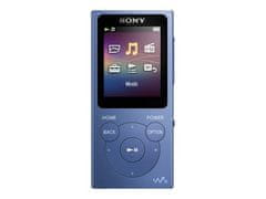 Sony Sony Walkman NW-E394L Predvajalnik MP3 z radiem FM, 8 GB, moder Sony | Predvajalnik MP3 z radiem FM | Walkman NW-E394L | 8 GB notranjega pomnilnika | FM | Povezljivost USB