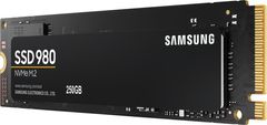 Samsung Samsung | V-NAND SSD | 980 | 250 GB | Format M.2 SSD 2280 | Vmesnik M.2 NVME SSD | Hitrost branja 2900 MB/s | Hitrost zapisovanja 1300 MB/s