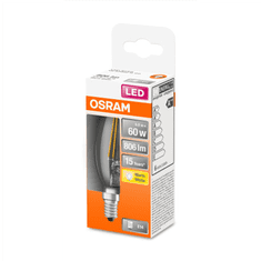 Osram Osram | Osram Parathom Classic LED Filament 60 non-dim 6W/827 E14 žarnica | E14 | 6 W | Toplo bela