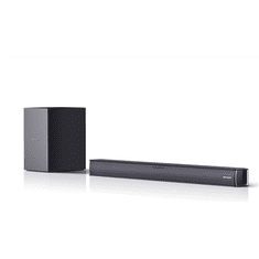 Sharp Sharp | HT-SBW182 2.1 Slim Soundbar | AUX in | Bluetooth | Črna | HDMI, optični, Bluetooth | 160 W | Ne | Brezžična povezava